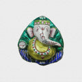 Sri Ganeshji Nariyal No. 4 — Gulabi Meenakari Idol (Varanasi)