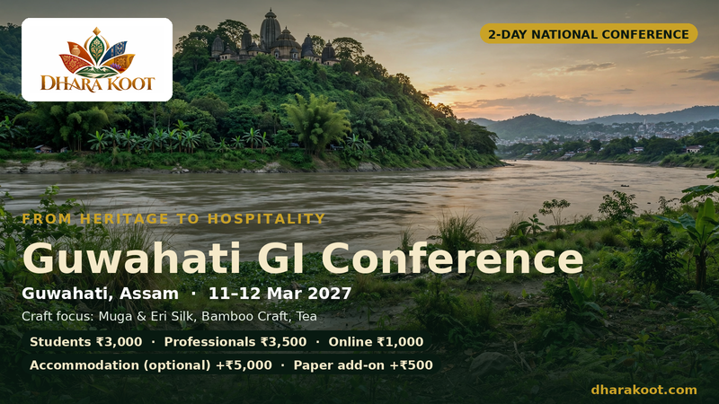 Guwahati GI Conference — From Heritage to Hospitality · 11–12 Mar 2027