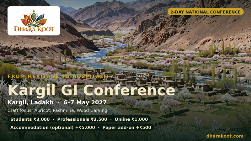 Kargil GI Conference — From Heritage to Hospitality · 6–7 May 2027