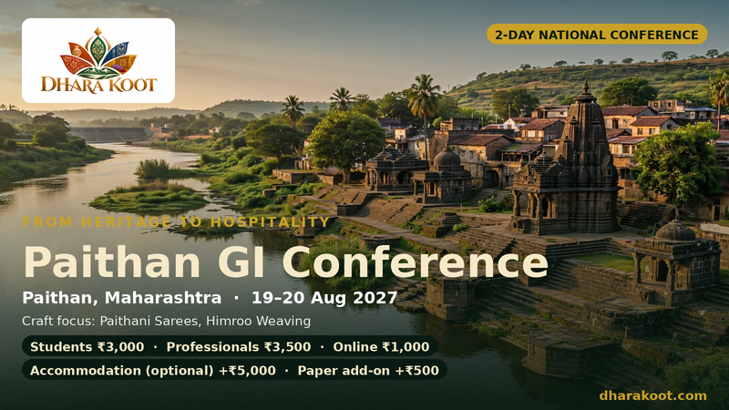 Paithan GI Conference — From Heritage to Hospitality · 19–20 Aug 2027