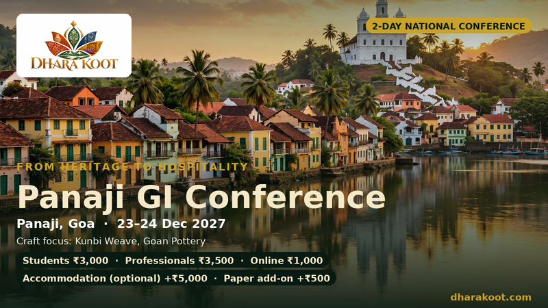 Panaji GI Conference — From Heritage to Hospitality · 23–24 Dec 2027